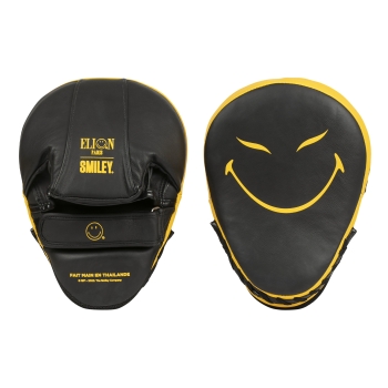 Paire de patte d'ours ELION Paris X SMILEY® 50th Anniversary Edition Limitée Cuir Noir